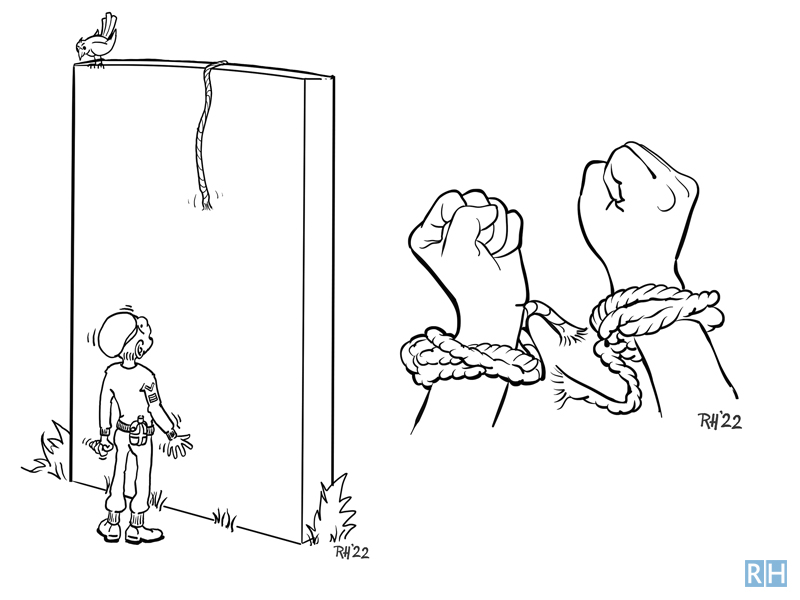 cartoon-illustratie, Hematon patiëntenvereniging